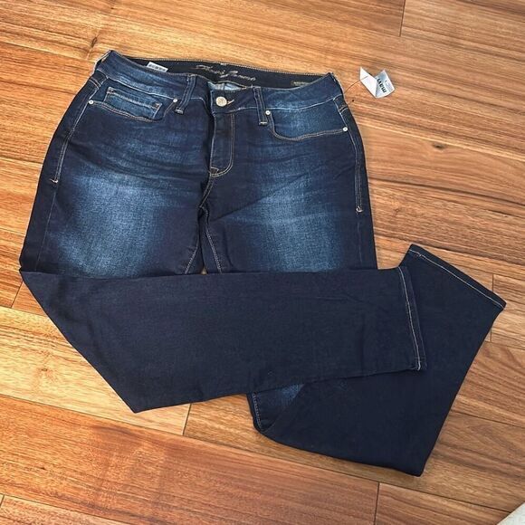 Mavi jeans Alexa petite mid rise skinny jeans dark wash‎ woman's sz 28 - Picture 3 of 9